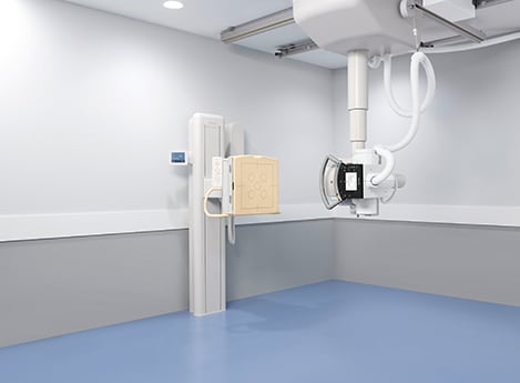 chest x-ray room dedicated