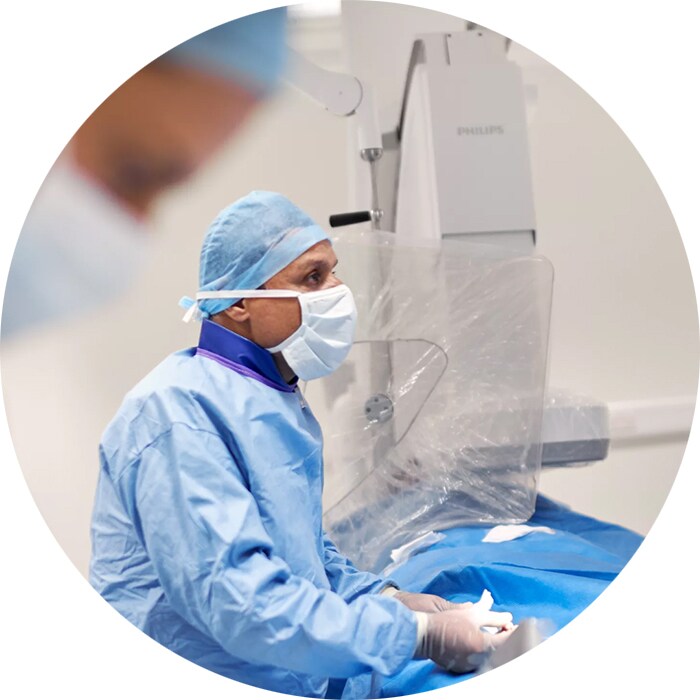 Interventional cardiologists using Philips Intrasight