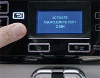 Montering af AquaClean-filteret