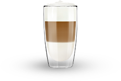 En kop latte macchiato