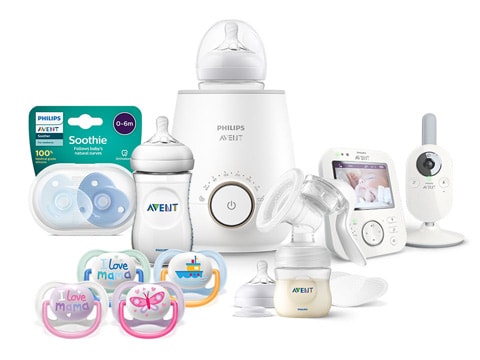 Opsætning af babyprodukter: Flasker, Smart-babyalarm, sutter, brystpumper