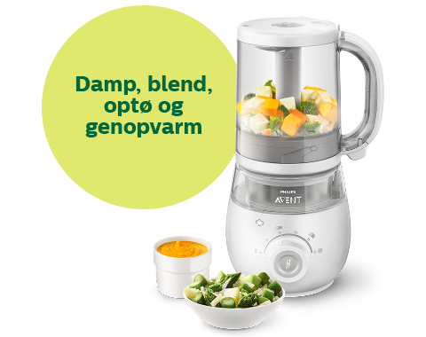 Philips Avent 4-i1-foodprocessor til sund babymad