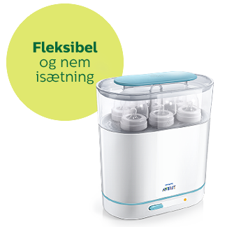 Philips Avent, elektrisk dampsteriliseringsapparat, fleksibelt 