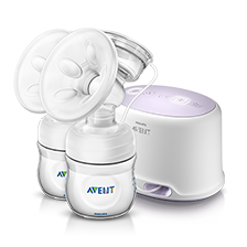 Comfort Double Electric-brystpumpe og sutter fra Philips Avent