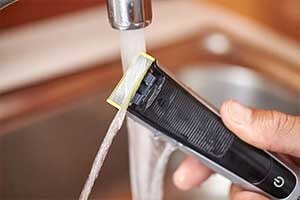 Unik Philips OneBlade Pro-teknologi: Wet and Dry