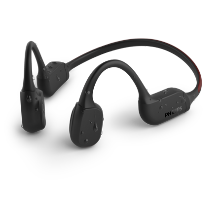 Vandtætte og trådløse Philips A7607-open-ear-sportshovedtelefoner