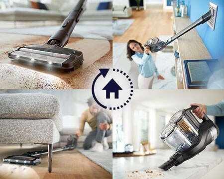 Rengøring i hele hjemmet med maksimal kraft