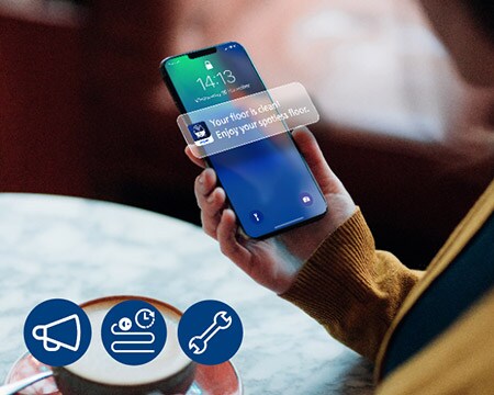 Philips HomeRun-appen, telefonskærm med meddelelsesfunktion