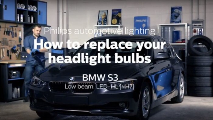 Sådan udskiftes lyskilder i BMW 3-serien