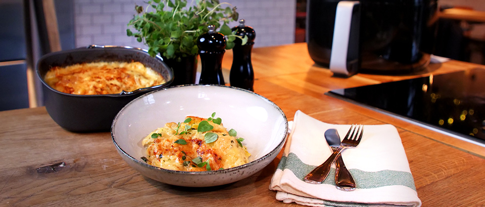 Cremet kartoffelgratin-opskrift