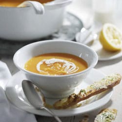 Suppe med græskar og spidskommen