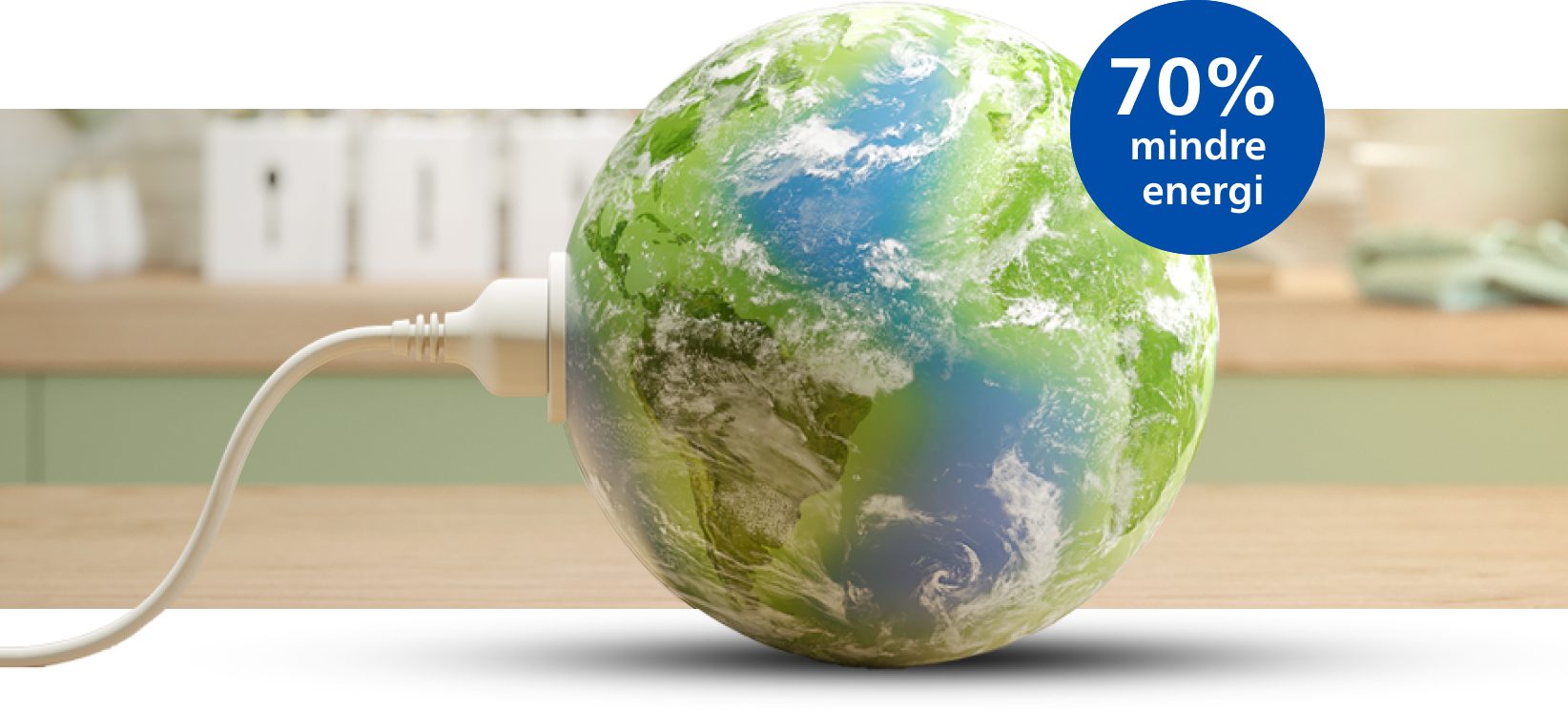 Banner for energi- og tidsbesparelse