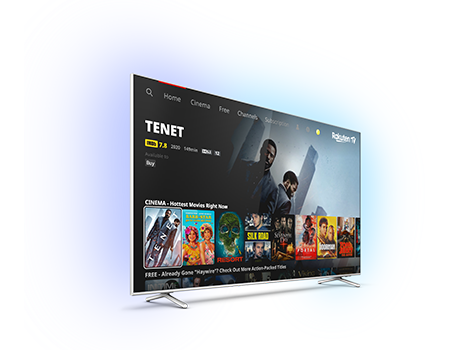 Smart TV med Rakuten TV