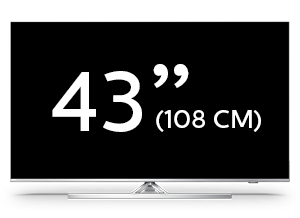 43" 4K UHD LED Android TV i Philips Performance-serien