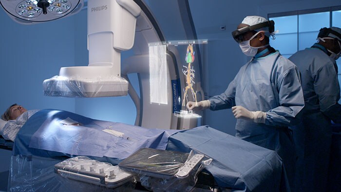 Philips showcases unique augmented reality concept for image-guided minimally invasive therapies developed with Microsoft