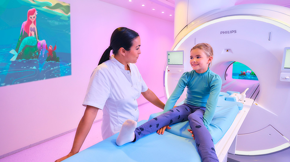 Philips Ambient Experience for MRI with Disney stories and characters