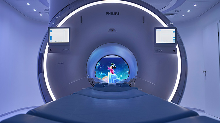 Disney themes incorporated into Philips Ambient Experience for MRI