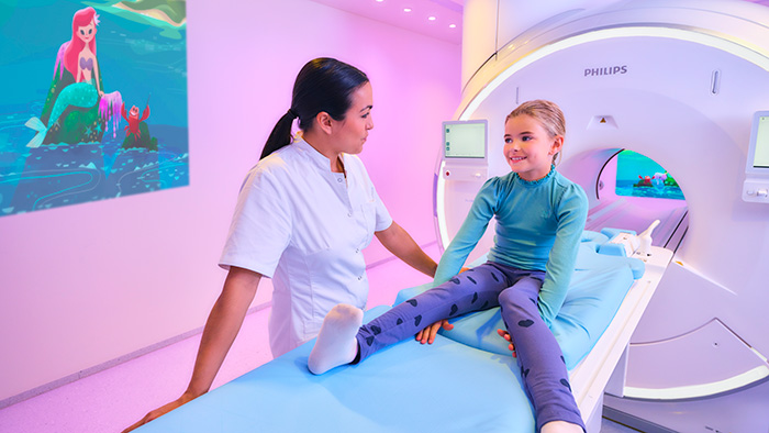 Philips Ambient Experience for MRI with Disney stories and characters